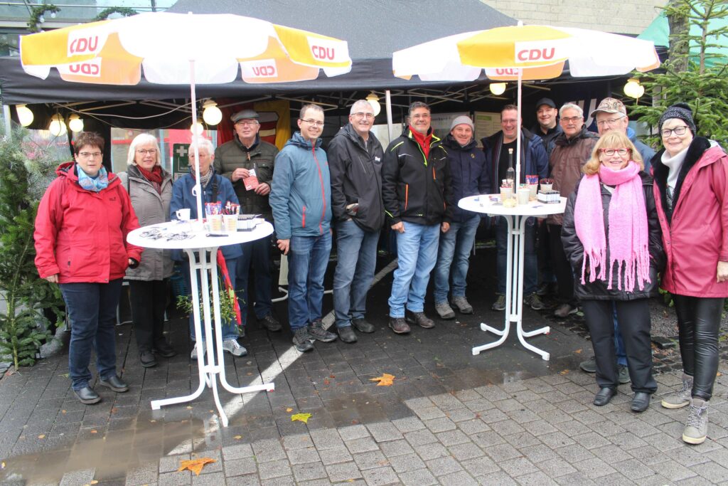 CDU vor Ort auf dem Katharinenmarkt