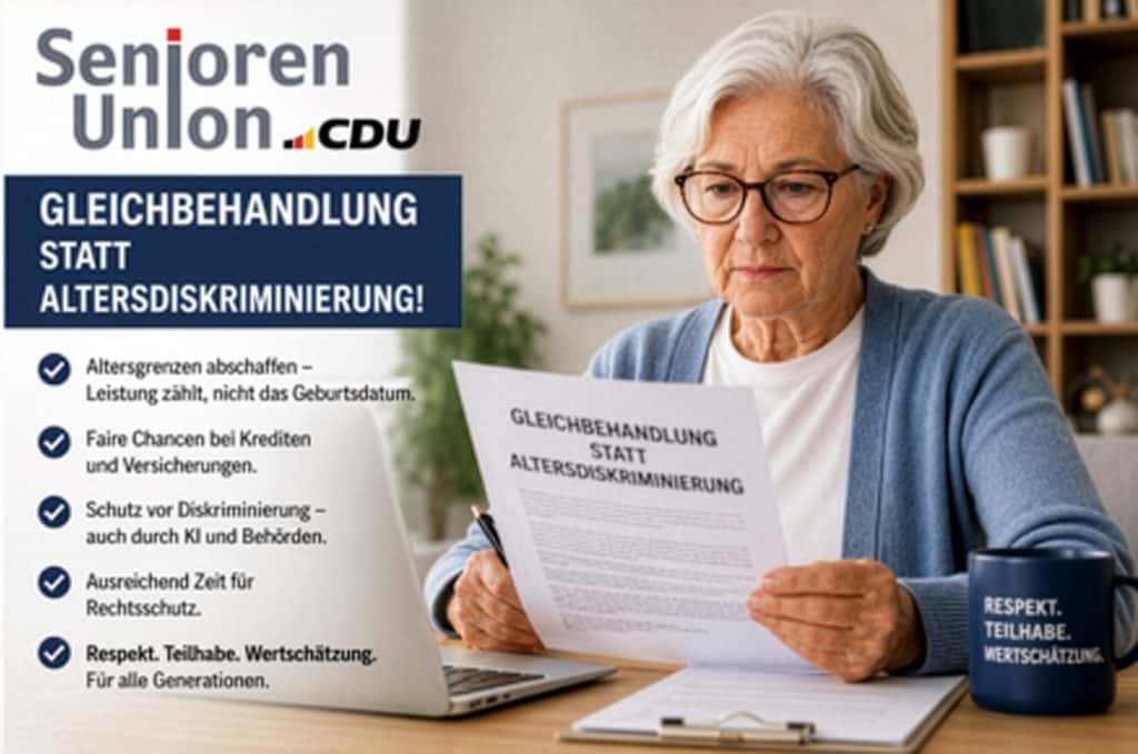 Senioren-Union Maifeld: Altersdiskriminierung wirksam bekämpfen statt nur Begriffe ändern
