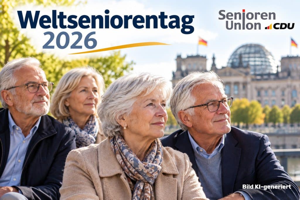 Senioren-Union Maifeld zum Weltseniorentag 2026: Alter ist Zukunft
